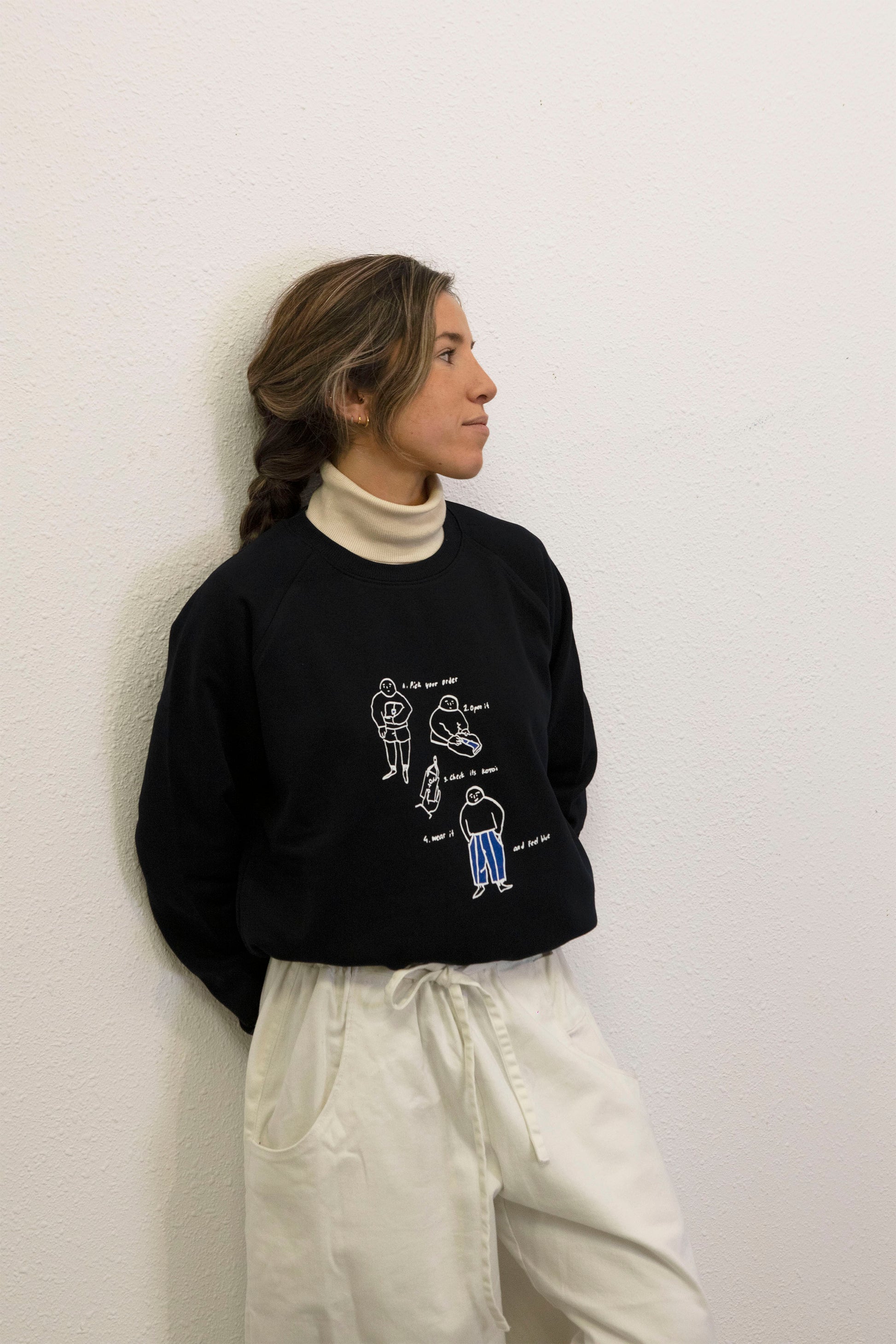 sudadera FEEL BLUE - ranglan