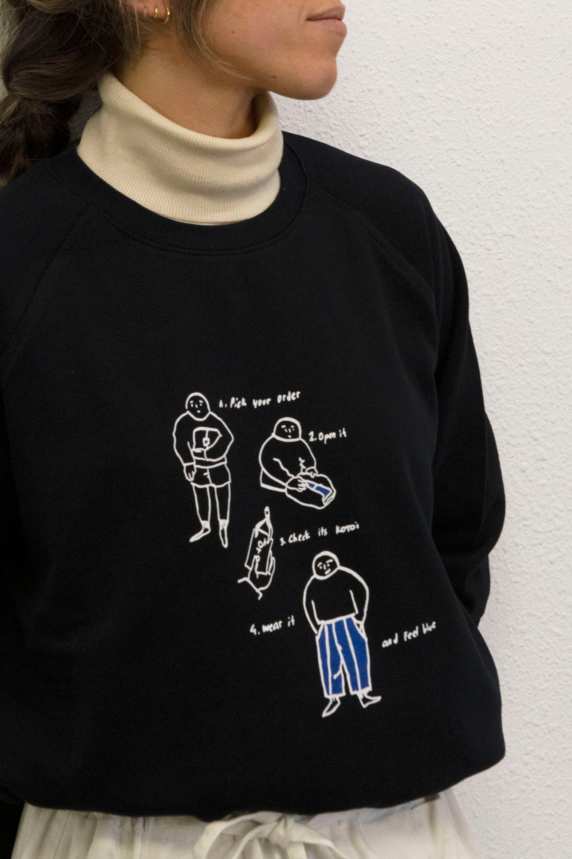 sudadera FEEL BLUE - ranglan