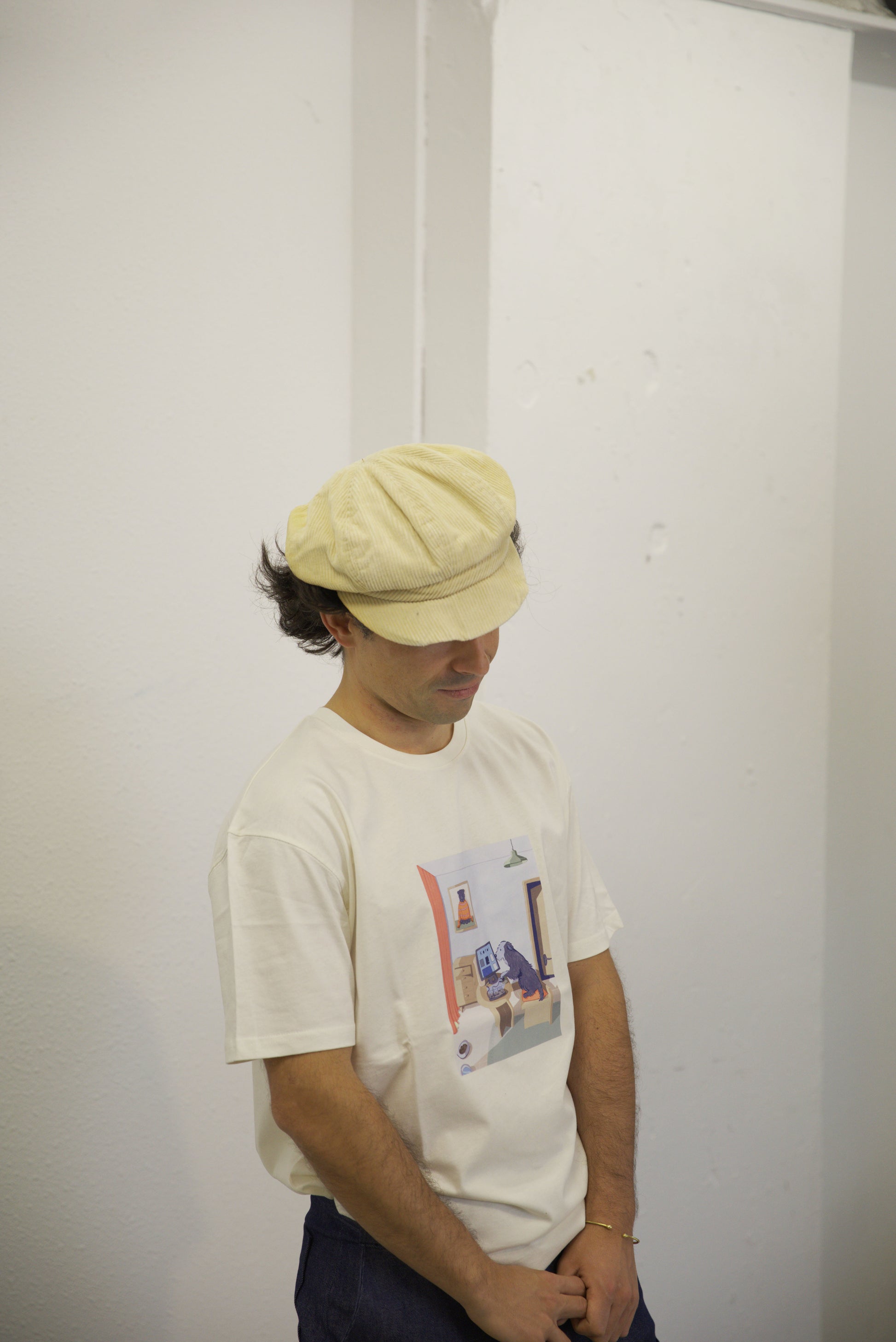 camiseta TXAKUR - ecru