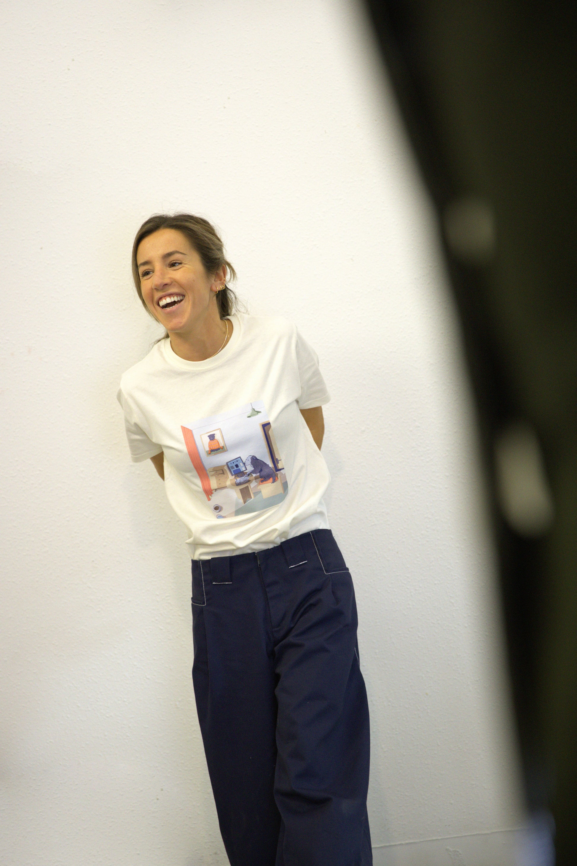 camiseta TXAKUR - ecru