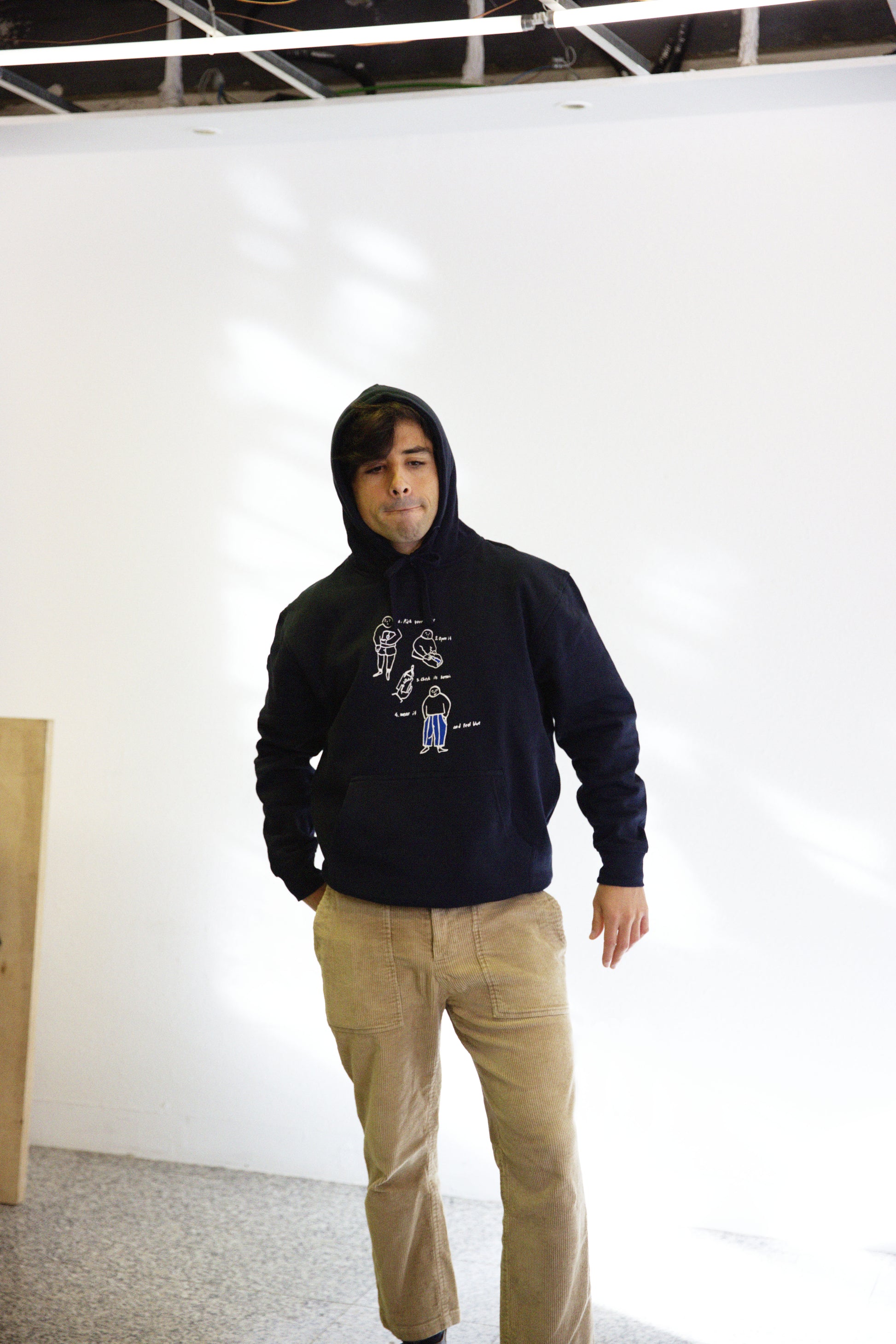 sudadera FEEL BLUE - capucha
