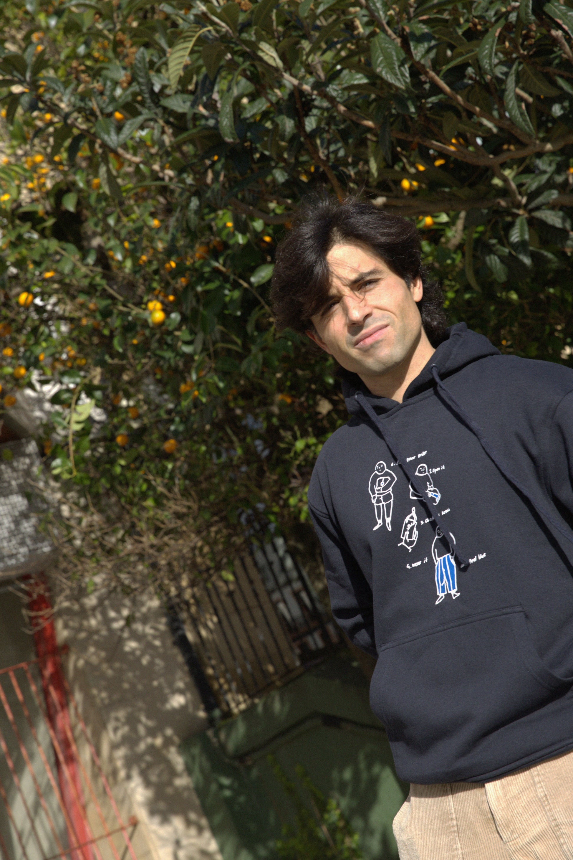 sudadera FEEL BLUE - capucha